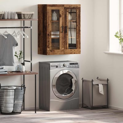 vidaXL - Dressoir - Oudhout - 69,5 - x - 34 - x - 90 - cm - Bewerkt - hout