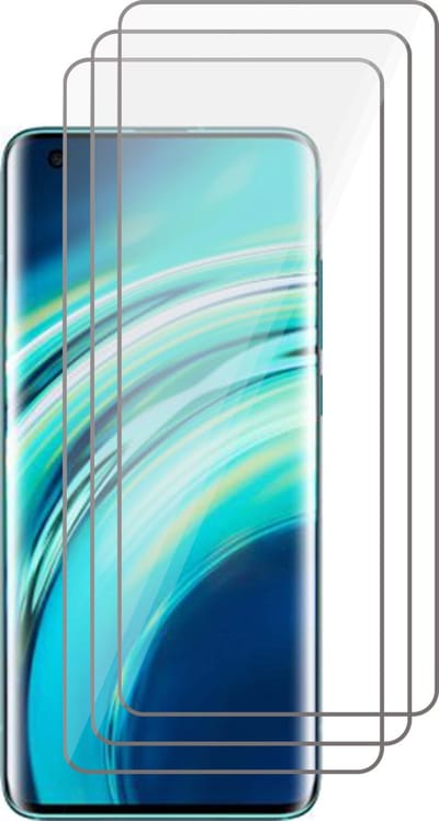 Screenprotector geschikt voor Xiaomi Mi 10 - Screen Protector Glas - 3 stuks