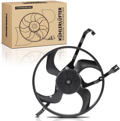 Frankberg 1x Motorradiator enkele ventilator