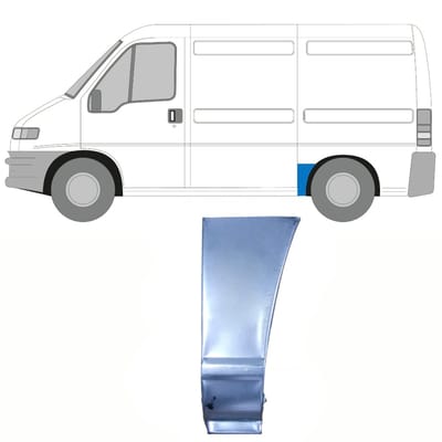 Reparatiepaneel achterspatbord voor Citroen Jumper 1994-2006 / Links