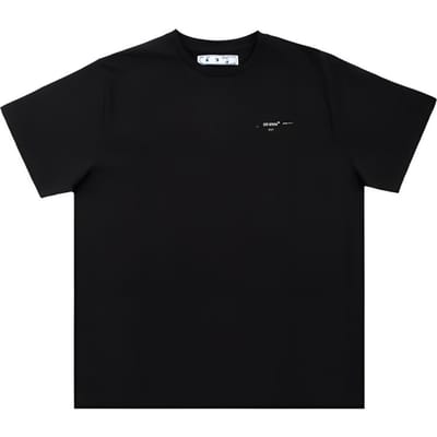 T-shirt OFF-WHITE imprimé Flèches OMAA038G20JER0061088 M black