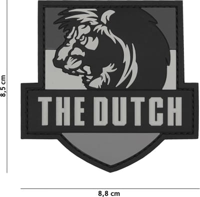 Embleem 3D PVC The dutch grijs