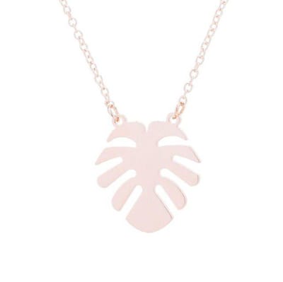 24/7 Jewelry Collection Hawaiiaanse Palmboom Ketting - Hawaï - Hawaii - Rosé Goudkleurig