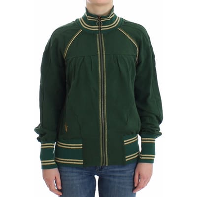 John Galliano Groene Neppitsshirt Trui Jas