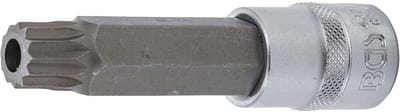 BGS Dopsleutelbit lengte 100 mm 1/2 veeltand (voor XZN) met boring M16