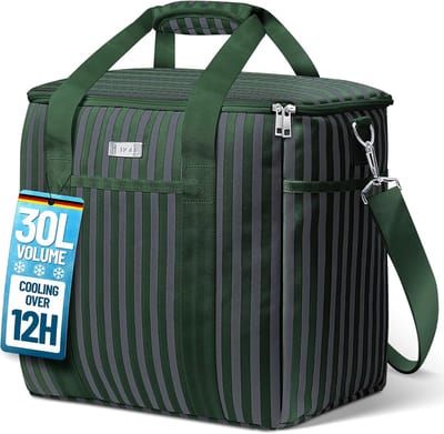 Koeltas voor Eten en Drinken - Geïsoleerde Thermotas en Lunchtas - Waterdichte en Lekvrije Isoleertas voor Auto, Boodschappen, Picknick, Werk en Onderweg