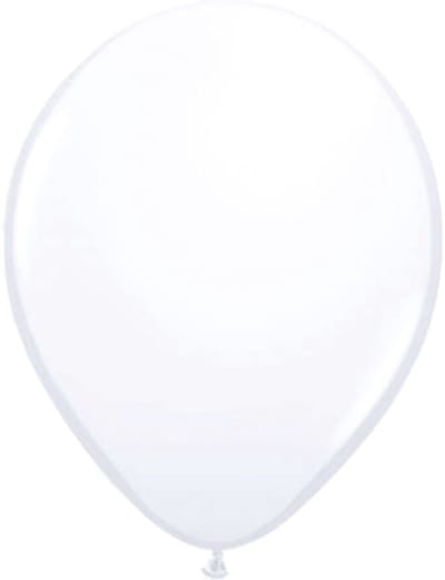 Witte ballonnen 13cm | 20 stuks