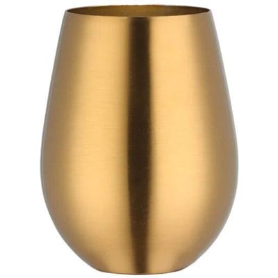 Gobelet à bière en acier inoxydable, verre à vin doré, pour Cocktail, jus de fruit, lait, tasse à boire en métal pour Bar, verres d'extérieur or