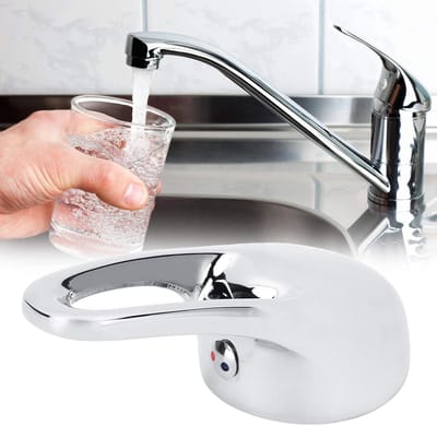 35mm Enkele Metalen Kranen Handvat, Waterfall Design, Vervangingsset voor Keuken en Badkamer, Duurzaam Zinklegering Handvat voor Mengkranen