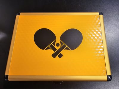 Killypong Alu Tafeltennis Batkoffer NL Oranje Aluminium Stevige Ping Pong Bescherming