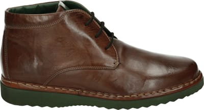 Galizio Torresi - 620348 - Vrije tijd half-hoogHeren veterschoenHeren sneakers - Kleur: Cognac - Maat: 41