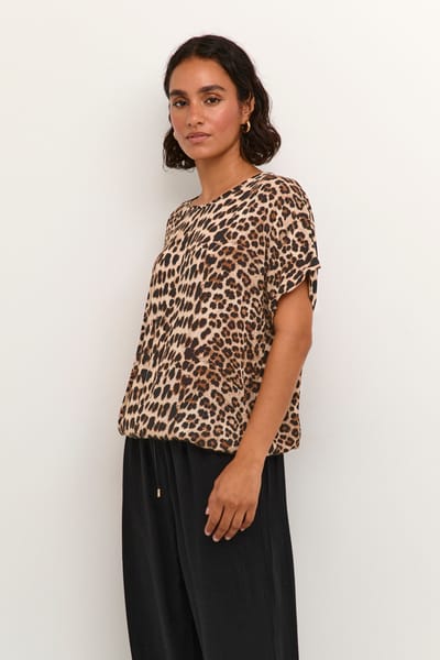 Mouwloos shirt Loose fit Classic Leopard