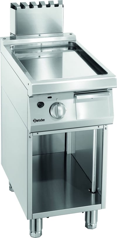 Grillplaat | Gas | 70cm diep | 40cm breed | glad | Bartscher | 2855061