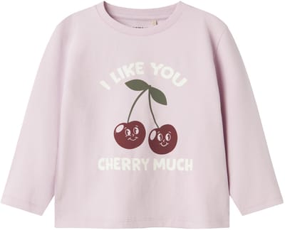 NAME IT - NMFBERRIE NREG LS TOP - Meisjes - Lange mouwen shirts - Maat 86