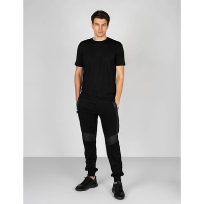 Les Hommes T-shirt Regular Mannen zwart