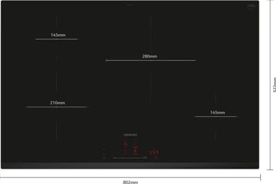 Siemens EH831HEB1E - iQ100 - Inbouw inductiekookplaat - 80 cm - Randloos - Home Connect
