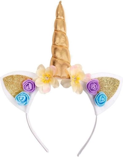 Akyol - eenhoorn haarband - Diadeem - Unicorn Haarband - Haar Accessoire - Verjaardagsfeestje