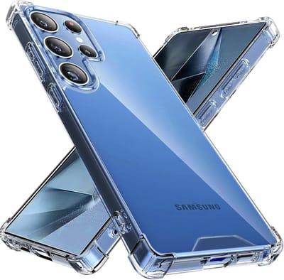 AziLine Shockproof Case Geschikt voor Samsung Galaxy S25 Ultra - Schokbestendig Bescherming Hoesje geschikt voor Galaxy S25 Ultra - Premium Anti Shock Backcover Hoesje