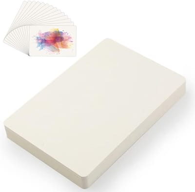 150 Vel Watercolor Papier A6 300 g/m² - Lege Postkaarten voor DIY Projecten, Schilderen en Tekenen