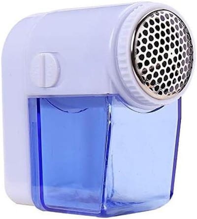 Mini Pluisverwijderaar - Kleding scheerapparaat - Kleding opfrissen - 3-in-1 functie - 9 x 9 x 5 cm - Wit