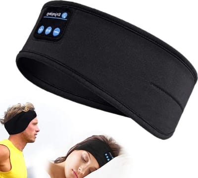 Slaapmasker Bluetooth Draadloze Hoofdtelefoon 5.2 Hoofdband Sport Oortelefoon- Muziek Slapen Oogmasker Oordopjes HD Stereo Luidspreker- Moeder Vrouwen Mannen Tiener Running Cool Gadgets