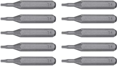 Cosensi - Dailygoods - 10 Stuks T4 Torx Schroevendraaierbits