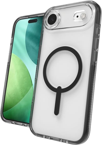 ZAGG Santa Cruz Snap Hoesje Geschikt voor Apple iPhone Air - Compatibel met MagSafe / Qi2 - Back Cover Zwart