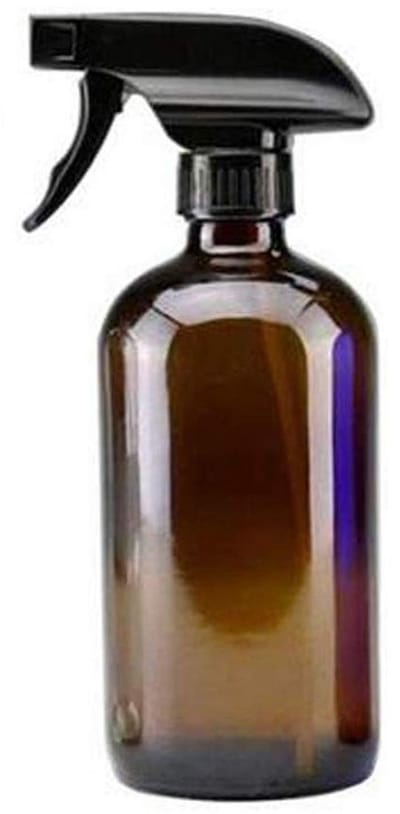Dailygoods - Lege opvulbare glazen spuitfles - Cosmetische etherische oliën - 500 ml - Donker glas - Aromatherapie - Geschikt voor zelfgemaakte reinig...