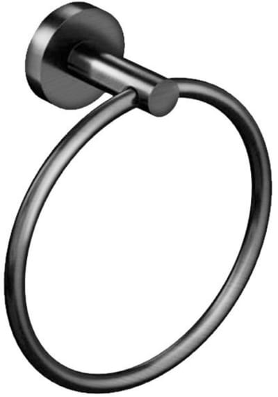 Aloni Handdoekring 16cm Gunmetal Grijs