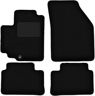 Zwarte veloursmatten voor: Nissan Pixo hatchback (2008-2013)