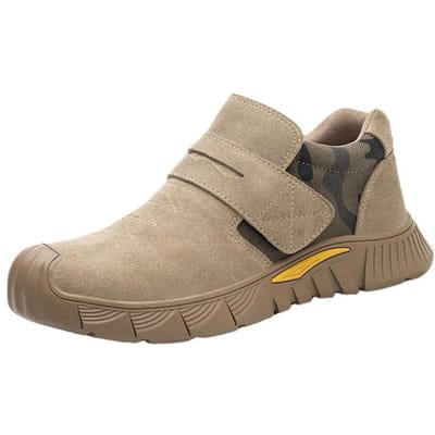Chaussures de Protection du Travail Anti-Perforation Légères Confortables Respirantes Chantier de Construction Soudure Électrique Chaussures de Travail Quatre Saisons 46
