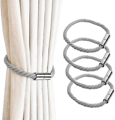 Dailygoods- Embrasses Verstelbaar 52 cm - Magnetische Gordijnhouders - Accessoires voor Gordijnen - Houdt Gordijnen op Hun Plaats - Eenvoudig te Monteren - Gordijnhouder