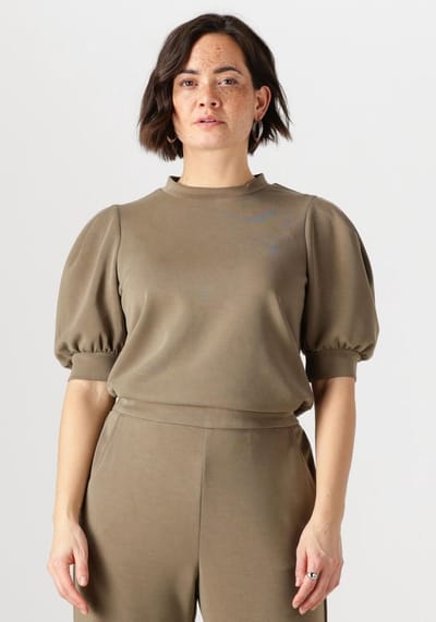 Notre-V Nv-frigie Tops & T-shirts Dames - Shirt - Groen - Maat XS