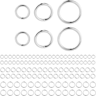 925 Sterling Zilver Jump Ringen Voor Sieraden Maken - 60 Stuks 4 5 6mm Split Ring Voor DIY Craft Kettingen Armband Hanger Link Connect