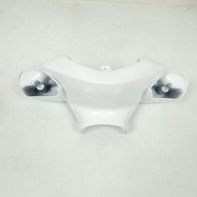 Couvre guidon avant Générique pour scooter MBK 50 Nitro 12167 Blanc brillant