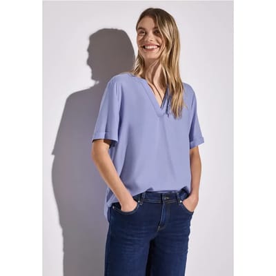 Blouse in effen kleur