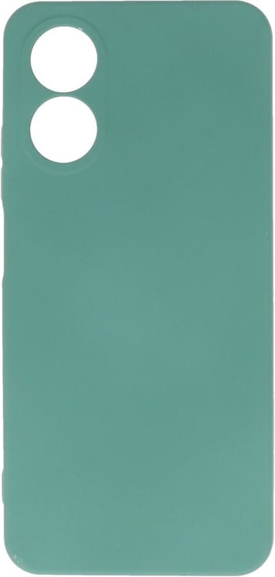 Hoesje Geschikt voor de OPPO A18 - Fashion Backcover Hoesje - Colorful Telefoonhoesje - Donker Groen