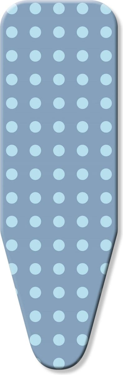 D&L Strijkplankhoes 5 Laags - Maat B voor een breedte van 43 tot 52cm en lengte van 100 tot 125cm - blauw bol