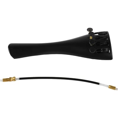 Cordier de Violon 4 Accordeurs Fins Alliage d'Aluminium Cordier de Violon 3 4 4 4 Pièces Accessoires black