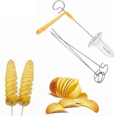ProductGoods - Aardappel snijder - Chips maker - Potato twister - Spies