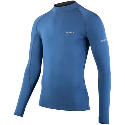 Zone3 Yulex Natural Neopreen T-shirt Met Lange Mouwen Blauw S