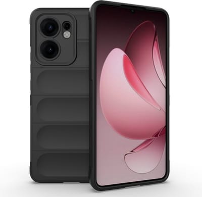 Coverup Hoesje - Geschikt voor OPPO Reno13 F / FS 5G Hoesje - Coverup Hands-On Rugged Back Cover - Zwart