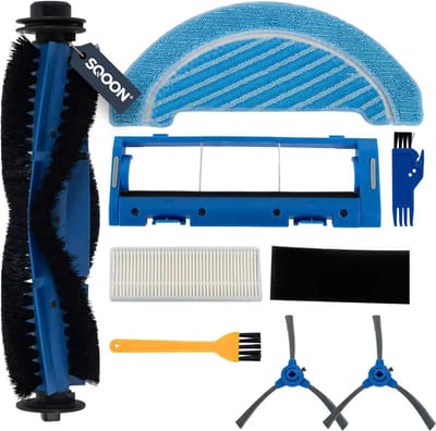 SQOON® Onderhoudsset Geschikt voor Cecotec Conga 1090 Serie – 9-delig