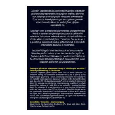 Lucovitaal Opgeblazen Gevoel - 3 x 30 capsules - Voordeelverpakking