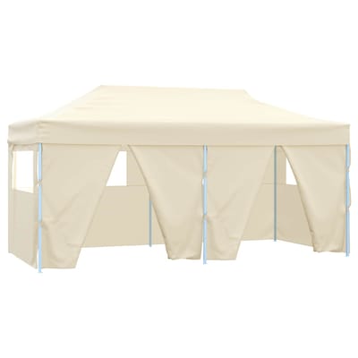 vidaXL - Partytent - 291 - x - 580 - x - 315 - cm - Crèmekleurig - Oxford - Stof