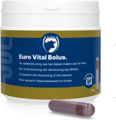 Excellent Euro-vital bolus – 24 x 10 gr - Helpt bij het opnemen van vocht uit de darmen en de ontlasting dikker te maken – Geschikt voor kalveren