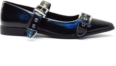 Poelman Black bandschoen C24W1501PSH1 black Zwart