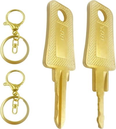 SnelShoppen - Universele TSA Sleutelslot voor Baggage - Multifunctioneel Reisslot - Geschikt voor TSA 002/007 - Inclusief 2 Sleutelhangers