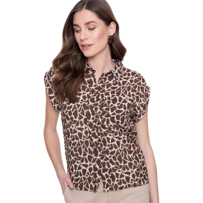 Geisha blouse print 63242-20 maat S