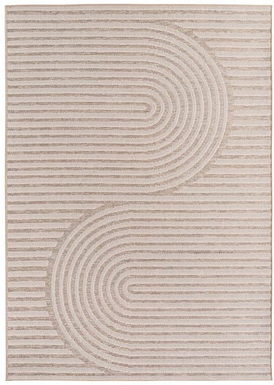 Balkonkleed - Mira Curve beige 80x150